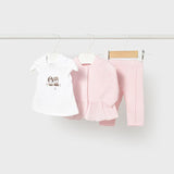 Completo 3 pezzi con giacca neonata 