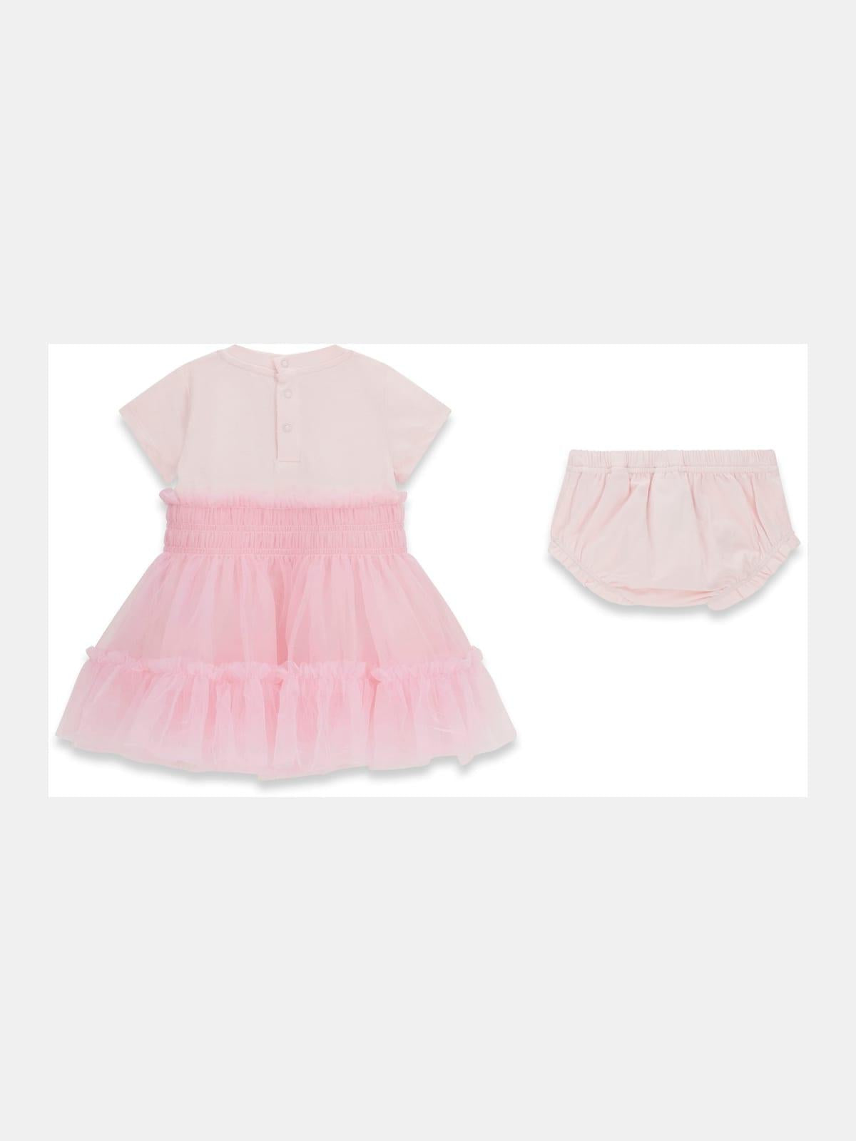 Vestito tulle con coulotte neonata Guess 