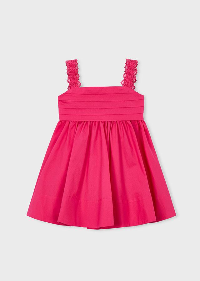 Vestito cerimonia satinato bambina 