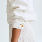 Giubbotto twill ragazza<BR/> 