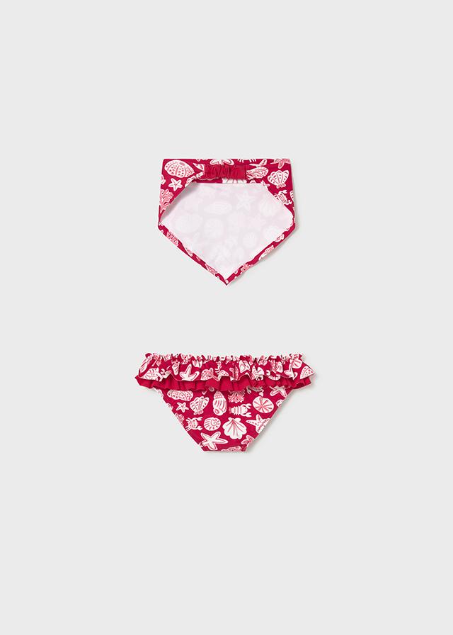Costume modello culotte e fazzoletto neonata 