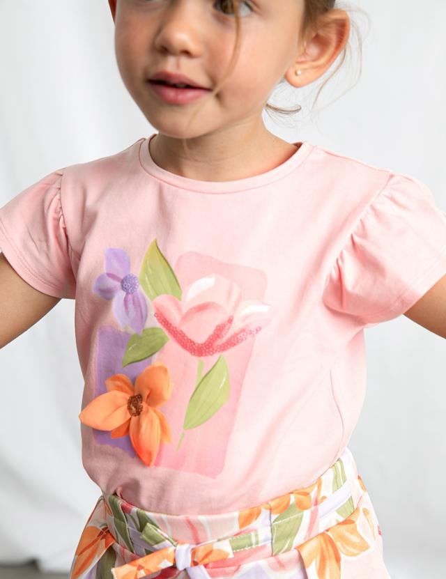Maglietta manica corta bambina 