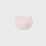 Completo 3 pezzi tricot neonata rosa 