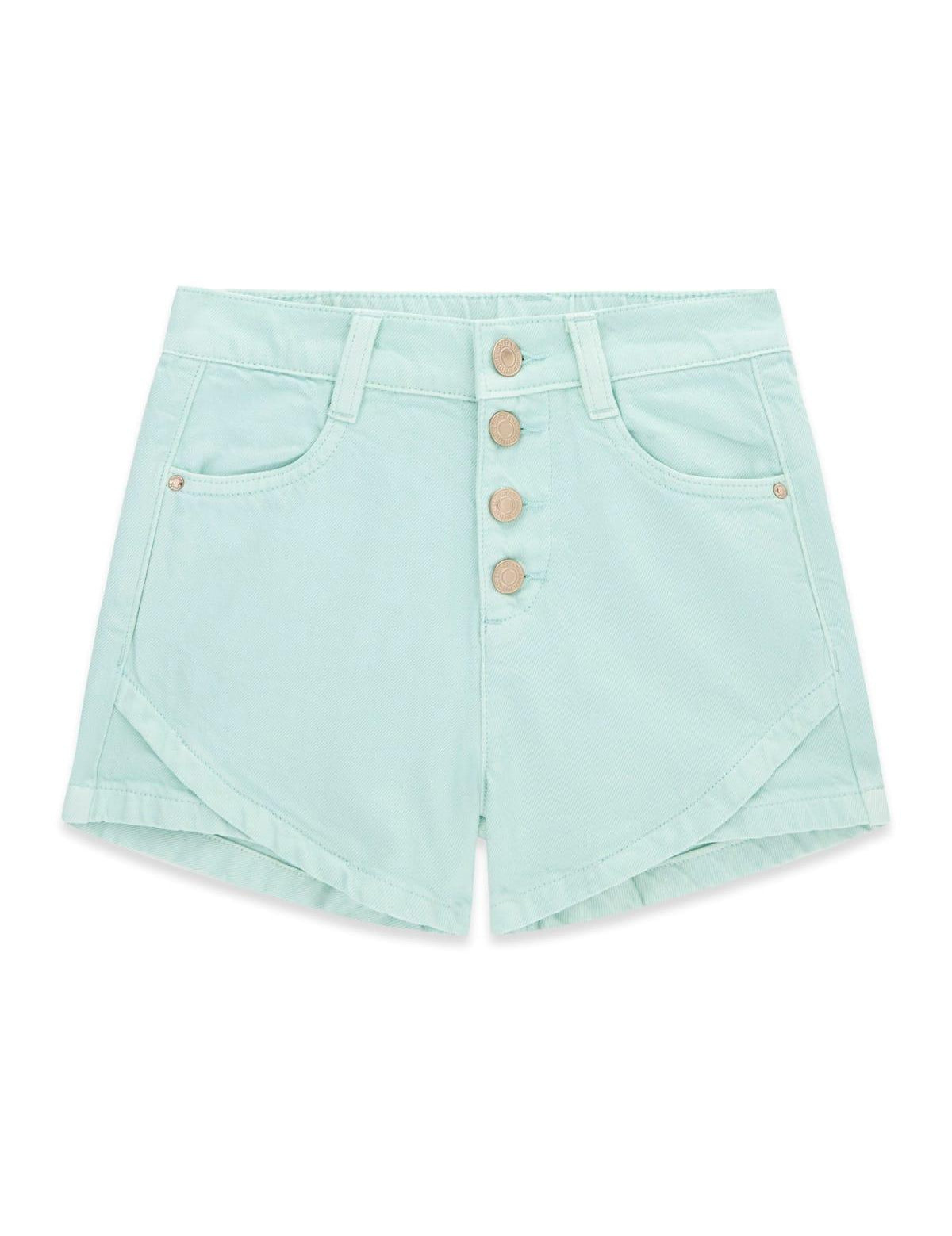 Shorts in denim bull ragazza Guess 