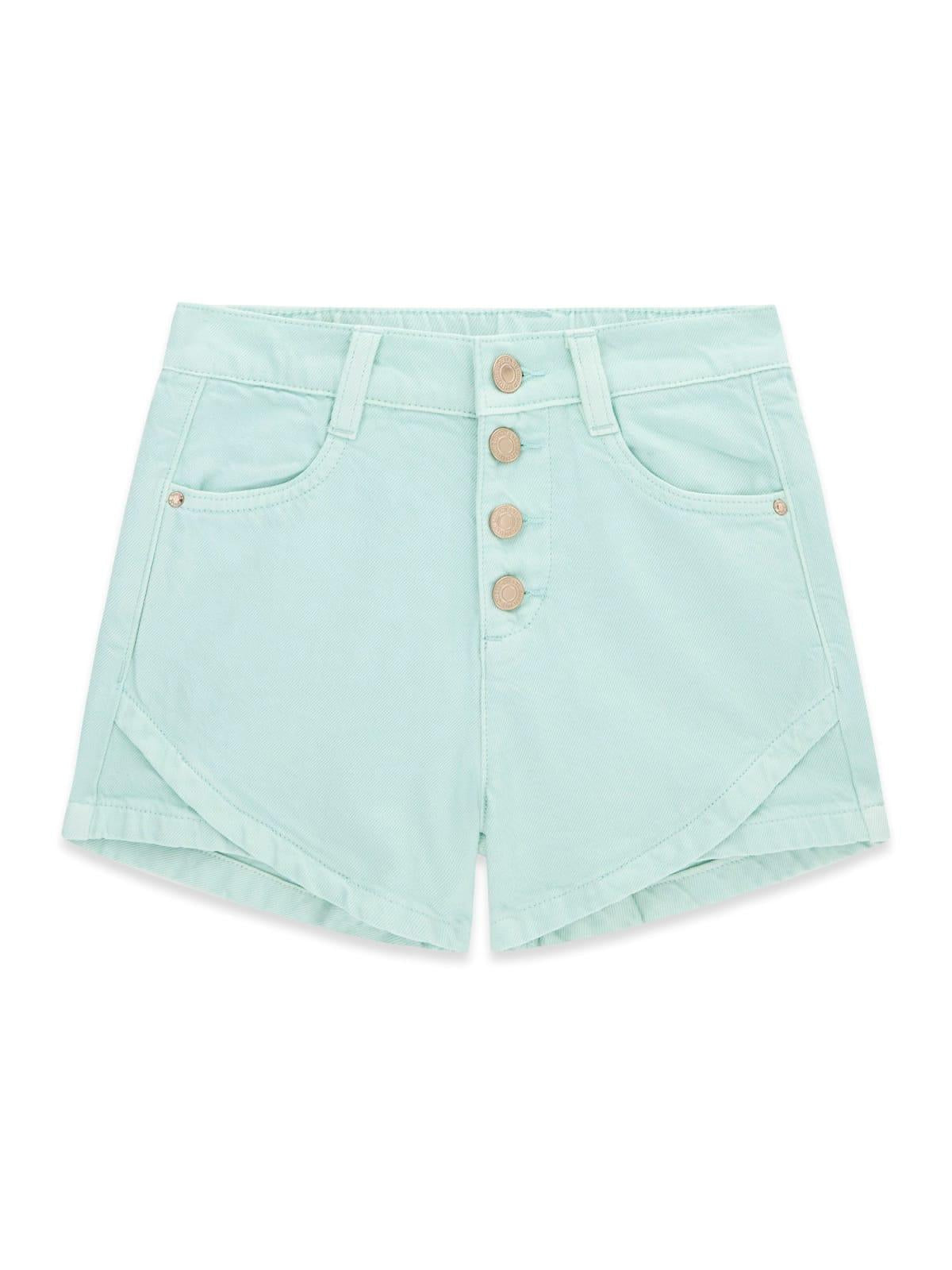 Shorts in denim bull ragazza Guess 