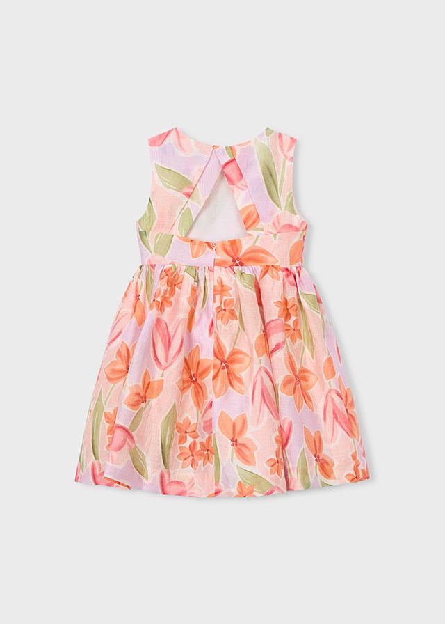 Vestito cerimonia fiori bambina 