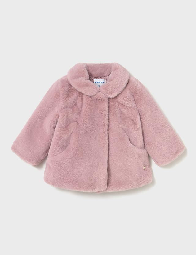 Cappotto pelliccia neonata mayoral 