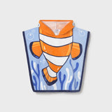 Asciugamano mare con cappuccio neonato 