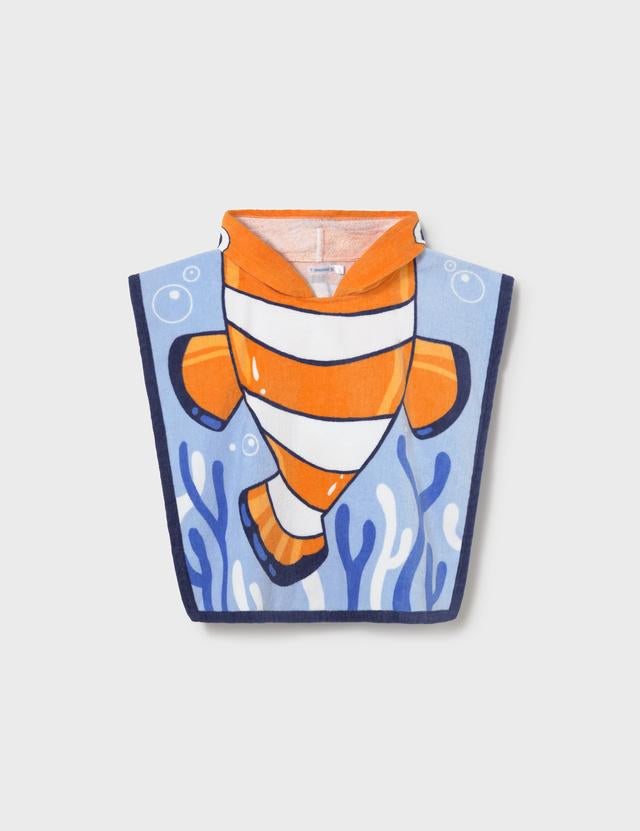 Asciugamano mare con cappuccio neonato 