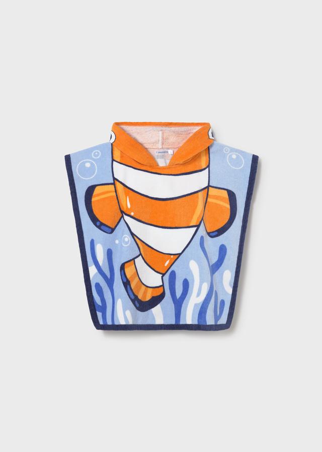 Asciugamano mare con cappuccio neonato 