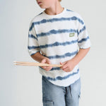 Bermuda cargo in denim ragazzo 