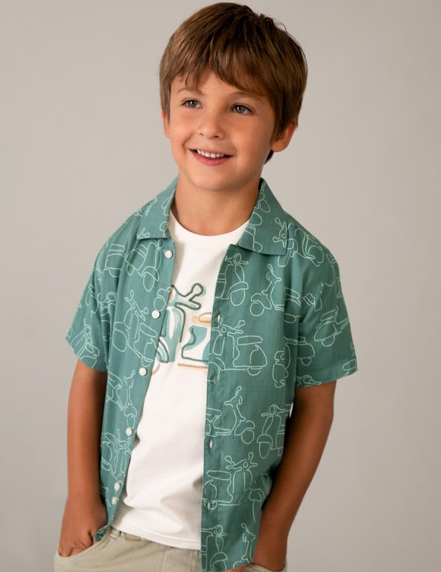Camicia stampata bambino 
