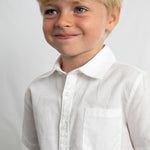 Camicia in lino bambino 
