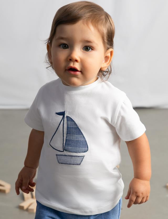 Maglietta barca neonato 