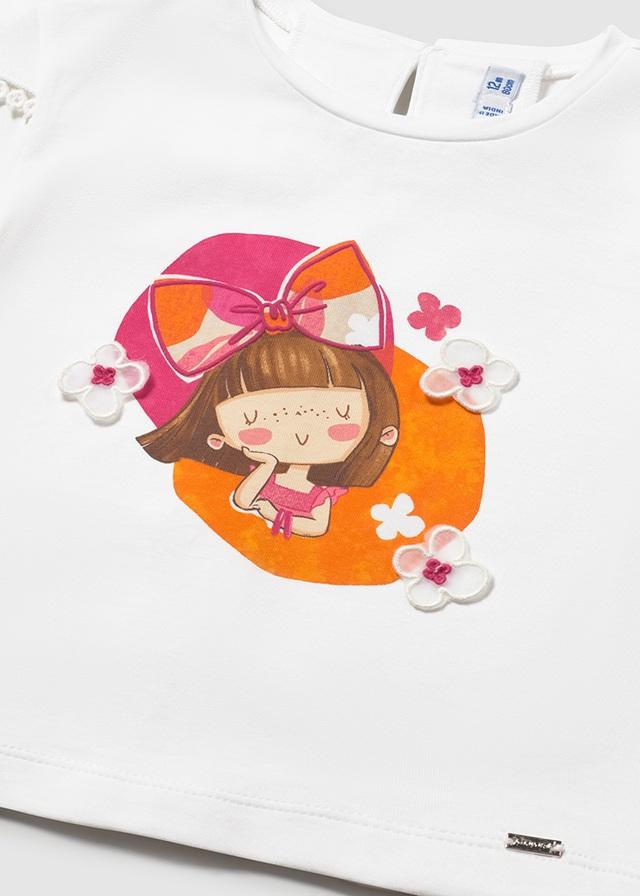 Maglietta stampa neonata<BR/> 