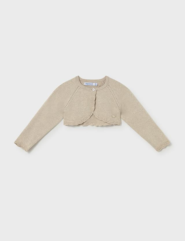 Cardigan bolero basic tricot neonata 