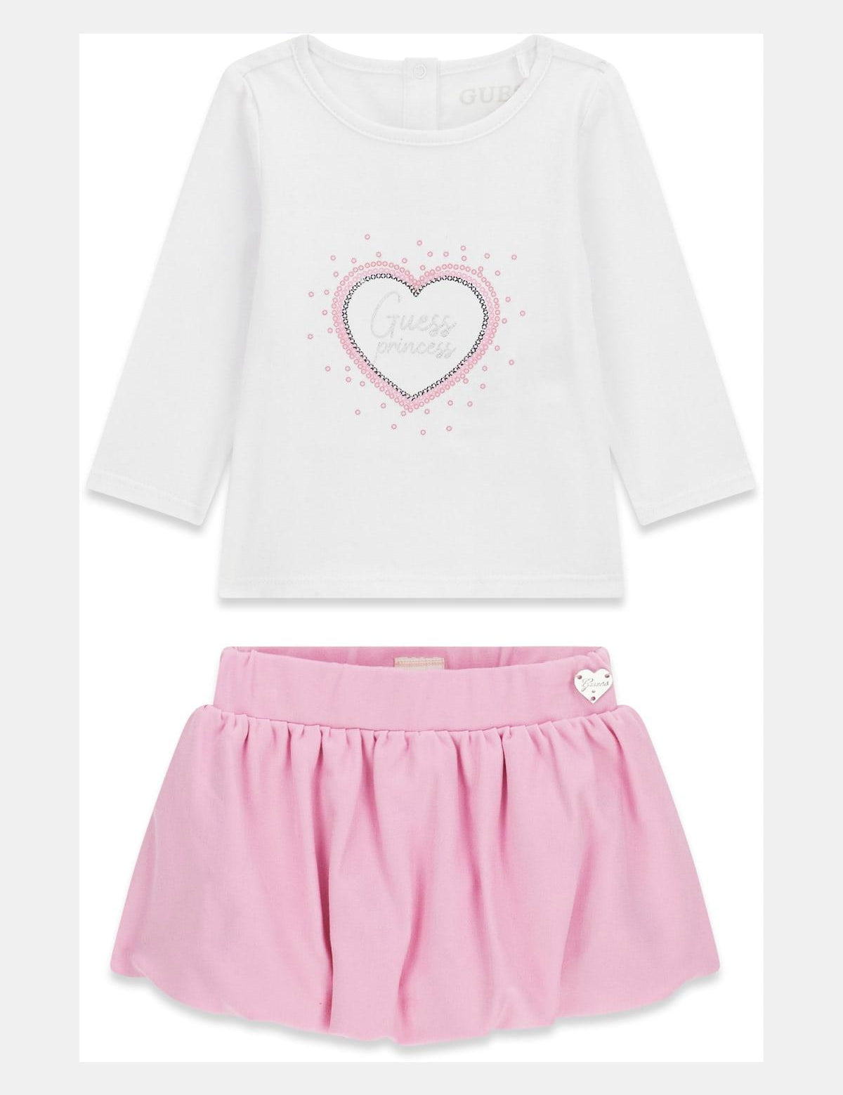 Completo T-Shirt+Gonna neonata Guess 