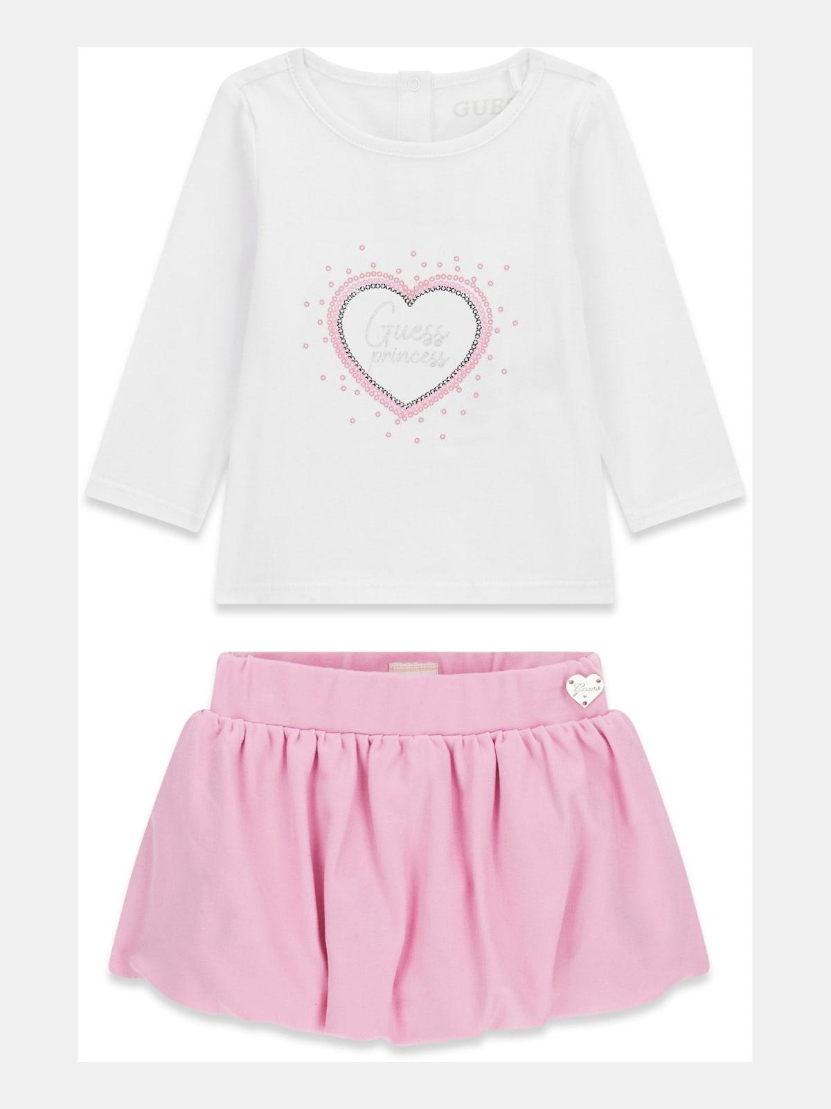 Completo T-Shirt+Gonna neonata Guess 