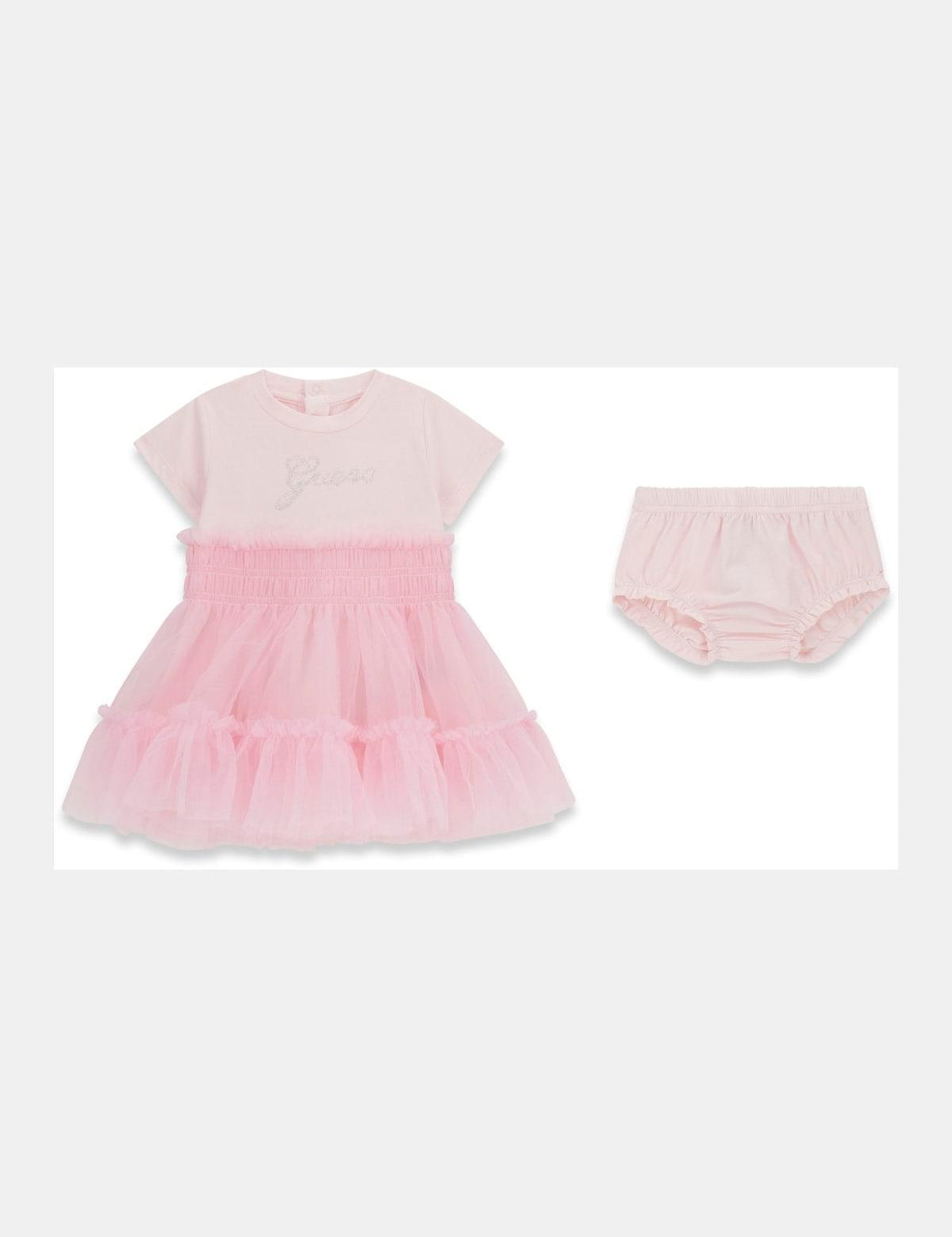 Vestito tulle con coulotte neonata Guess 