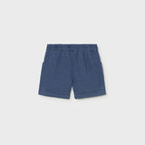 Bermuda bambula effetto jeans neonato 
