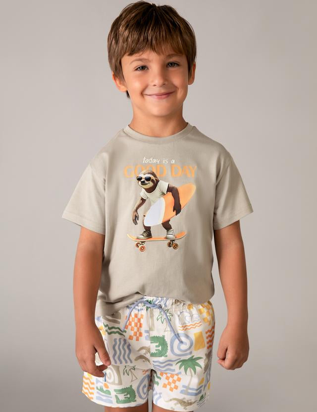 Costume bermuda stampato bambino 
