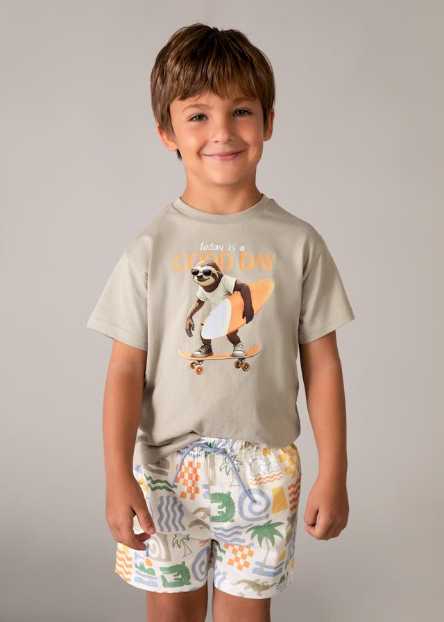Costume bermuda stampato bambino 