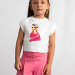 Pantaloncino punto roma bambina 