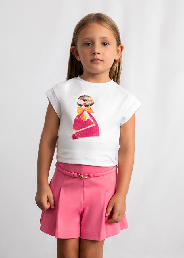 Pantaloncino punto roma bambina 