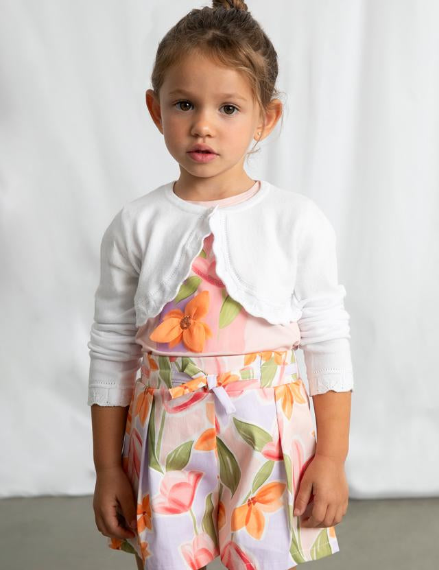 Cardigan tricot basic bambina 