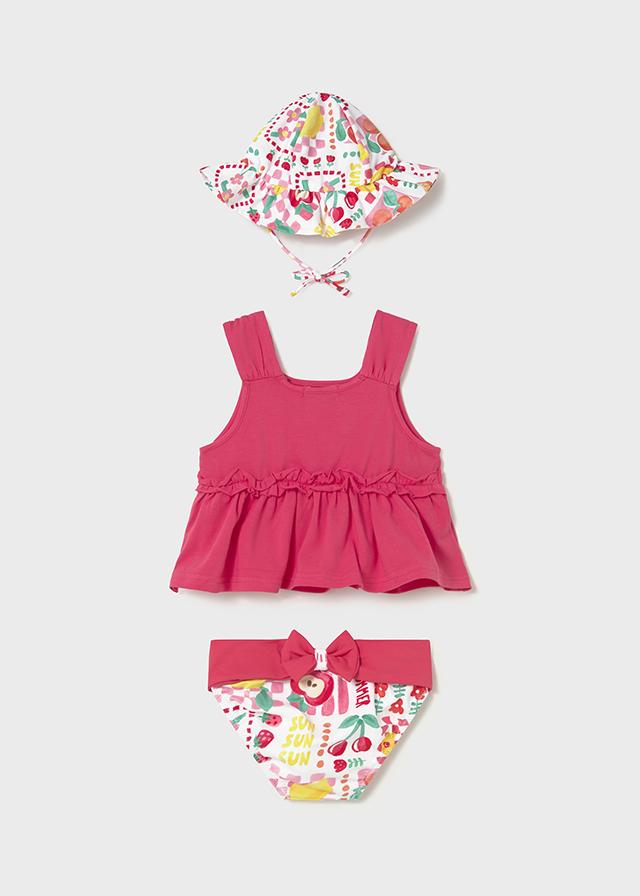 Completo costume 3 pezzi stampato protezione solare 