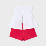 Completo short stamapato bambina 