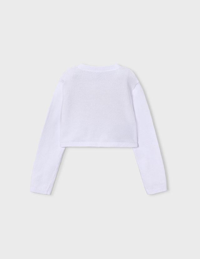 Cardigan tricot basic bambina 