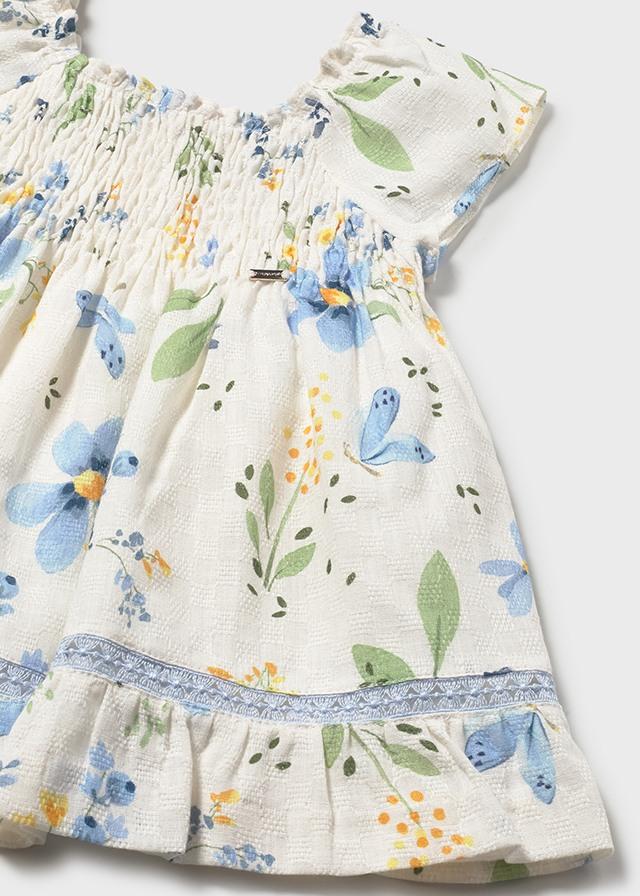 Vestito stampa floreale neonata 