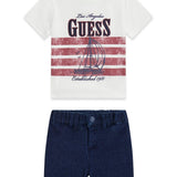 Completo t-shirt e bermuda neonato Guess 