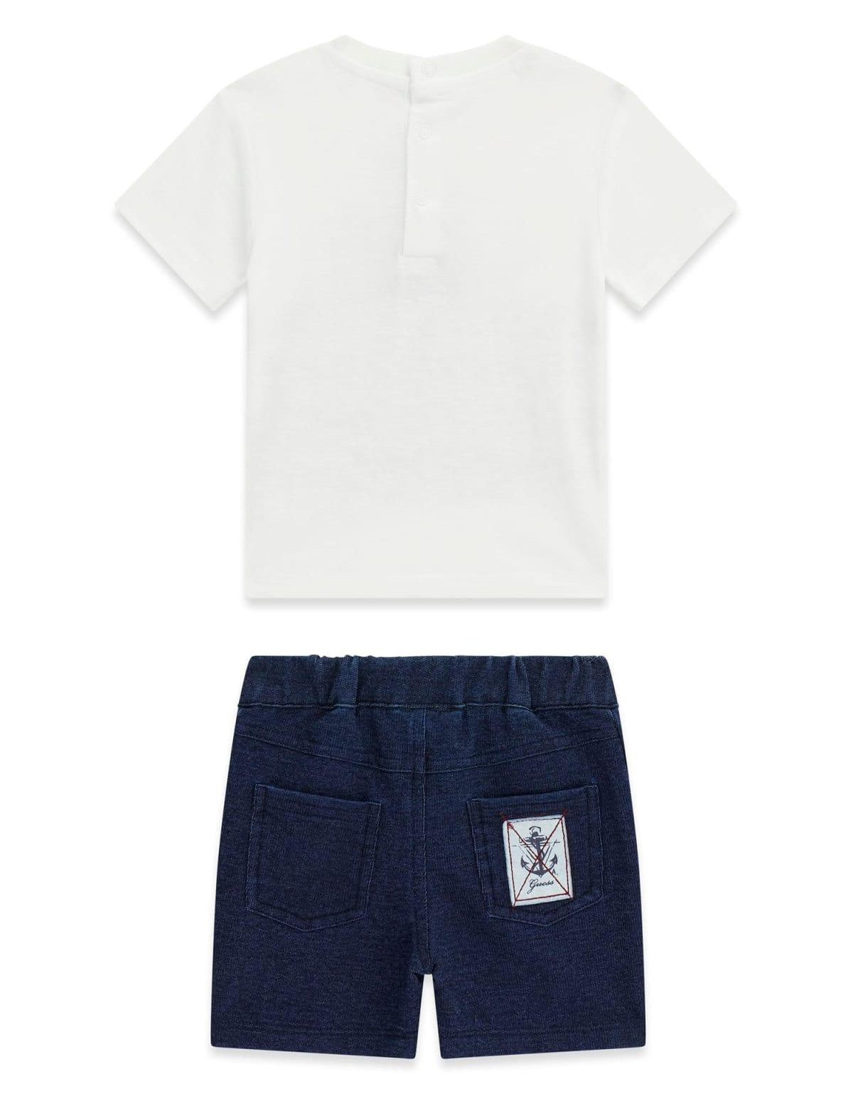 Completo t-shirt e bermuda neonato Guess 