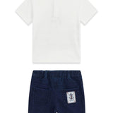 Completo t-shirt e bermuda neonato Guess 