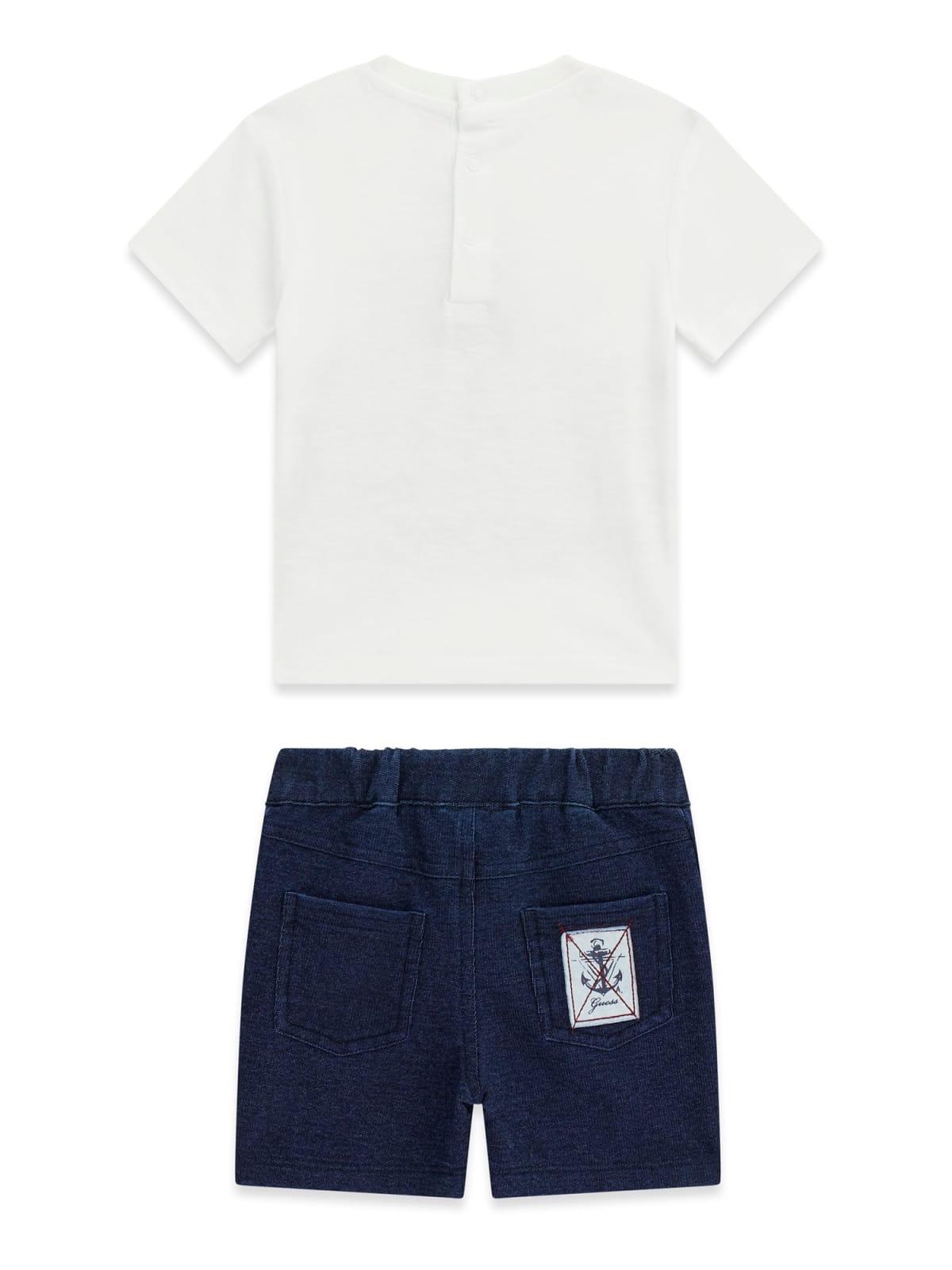 Completo t-shirt e bermuda neonato Guess 