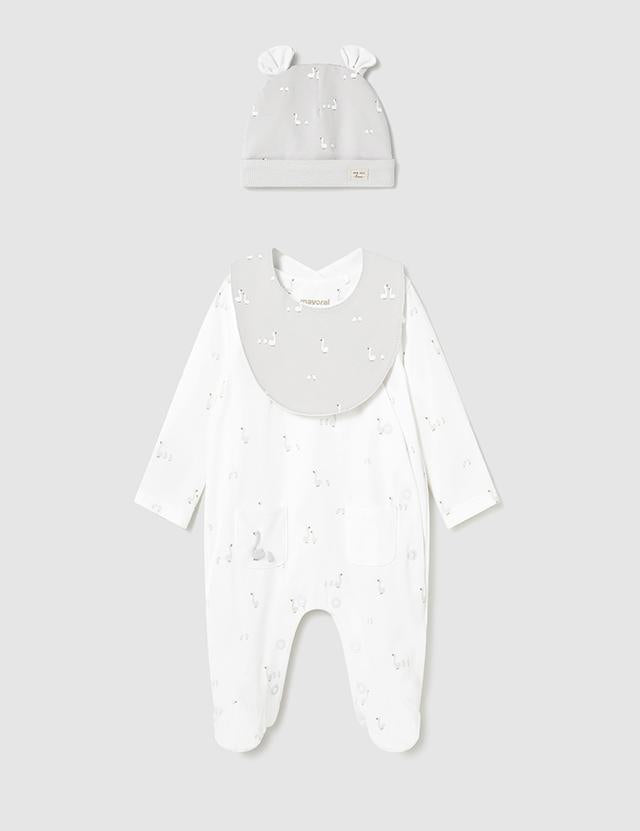 Set regalo pigiama lungo neonato 