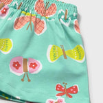 Pantaloncino punto stampato neonata 