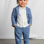 Pantalone lino elegante neonato 