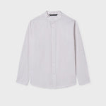 Camicia manica lunga colletto alla coreana ragazzo 