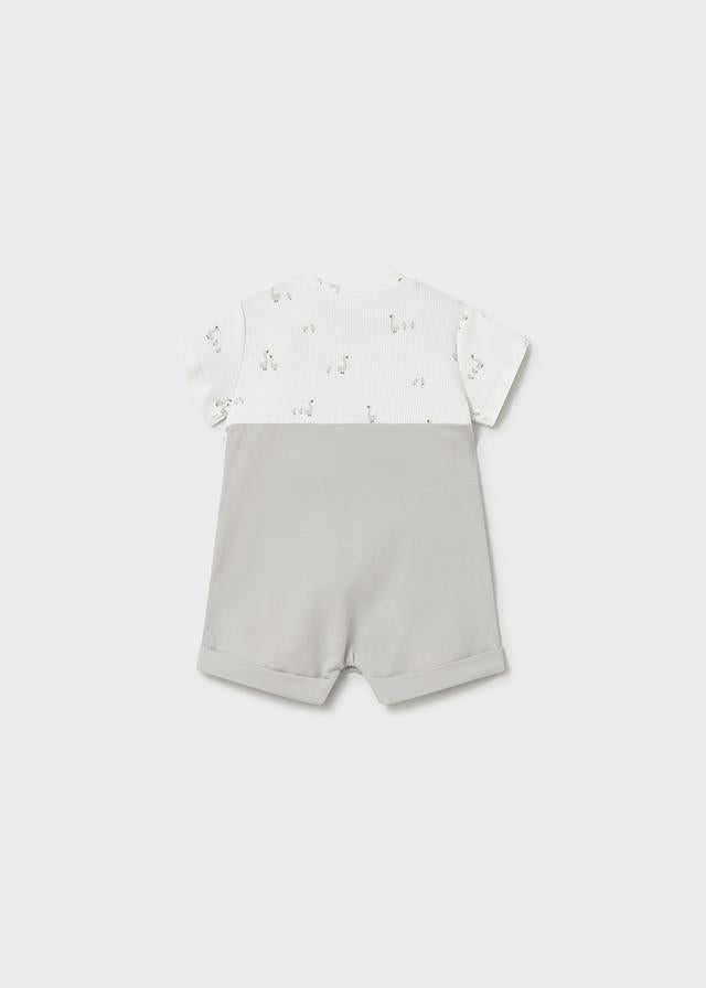 Pagliaccetto salopette neonato 