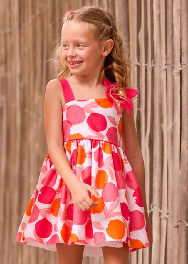 Vestito cerimonia asimmetrico bambina 