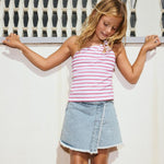 Gonna pantalone jeans ragazza 