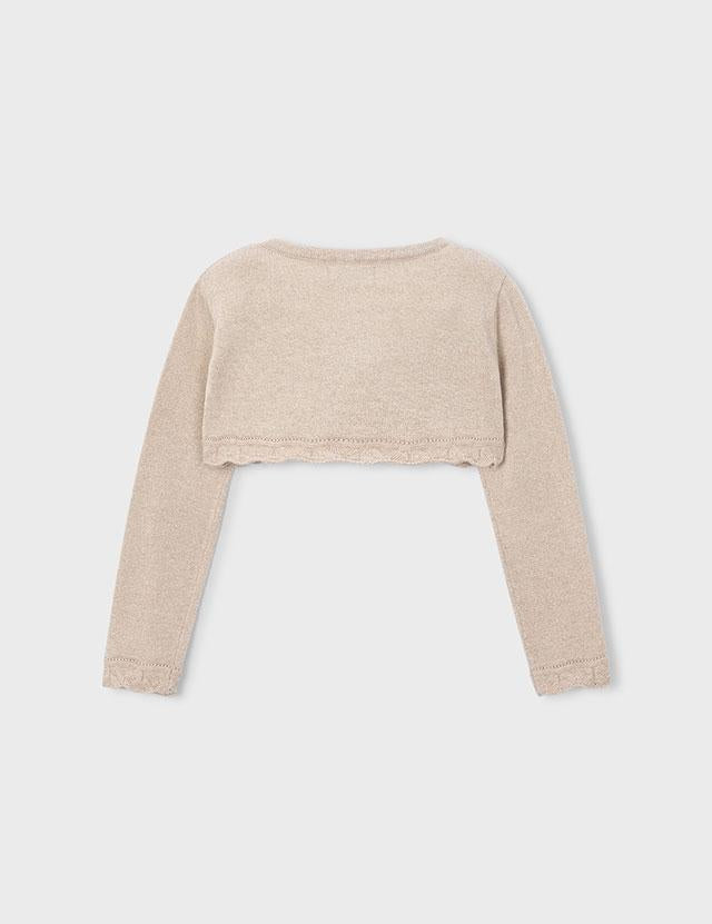 Cardigan tricot basic bambina 