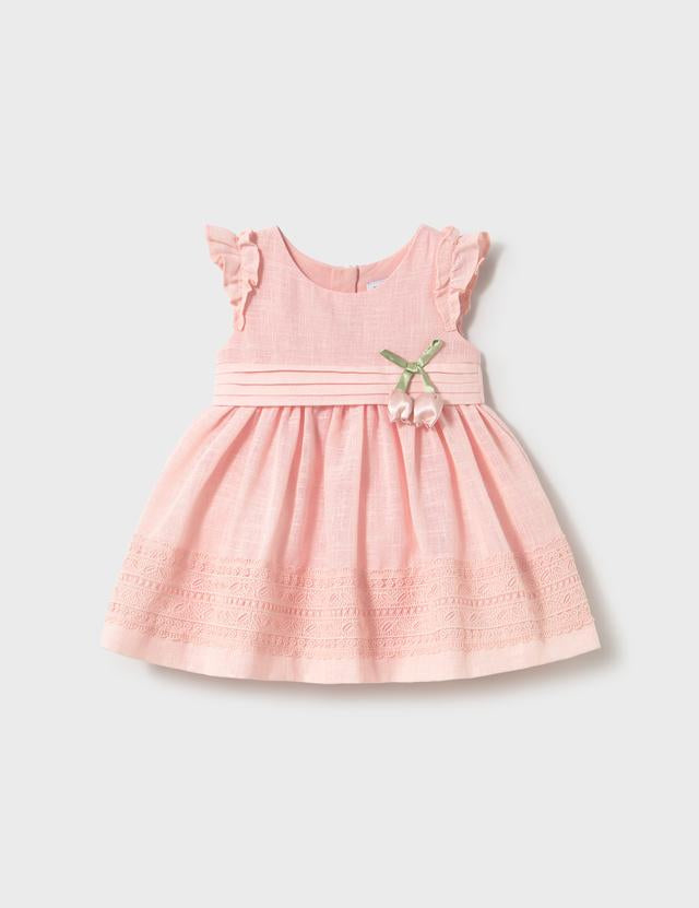 Vestito cinta guipur neonata 