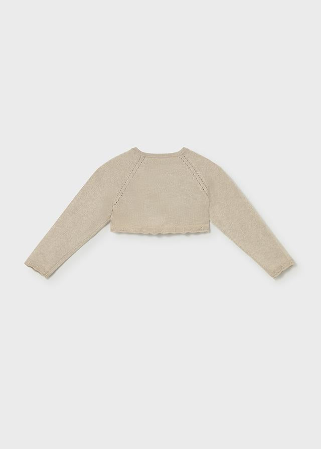 Cardigan bolero basic tricot neonata 