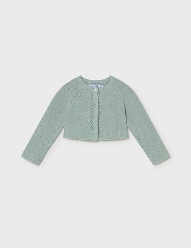 Cardigan basic tricot neonata 