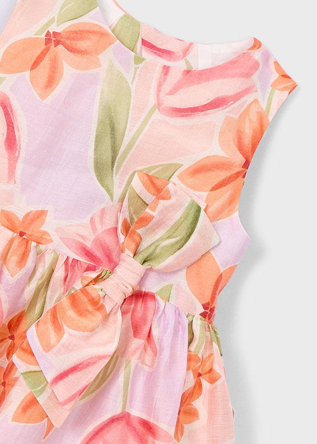 Vestito cerimonia fiori bambina 