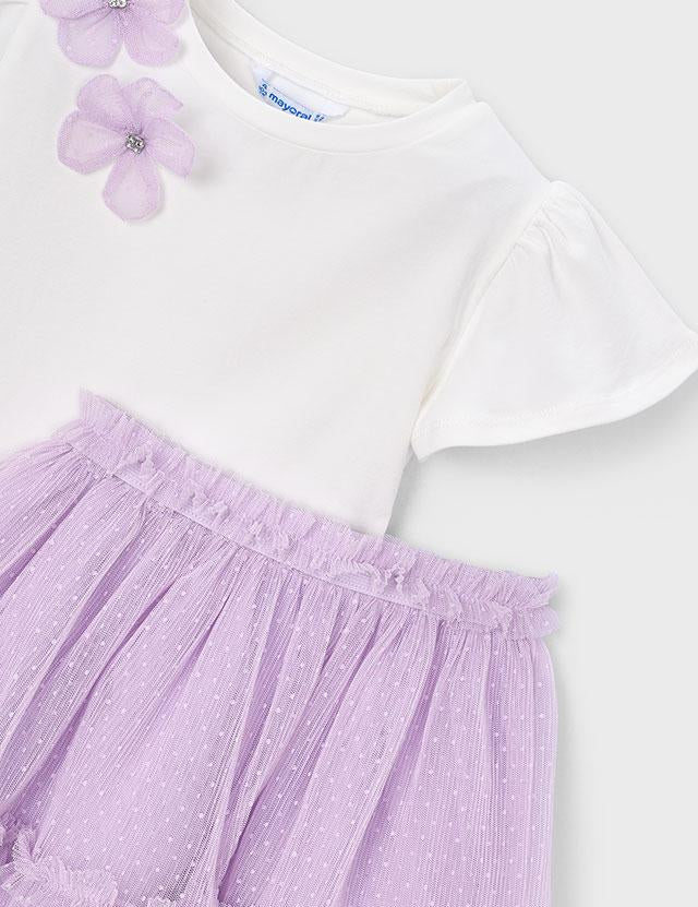 Completo gonna tutlle bambina 
